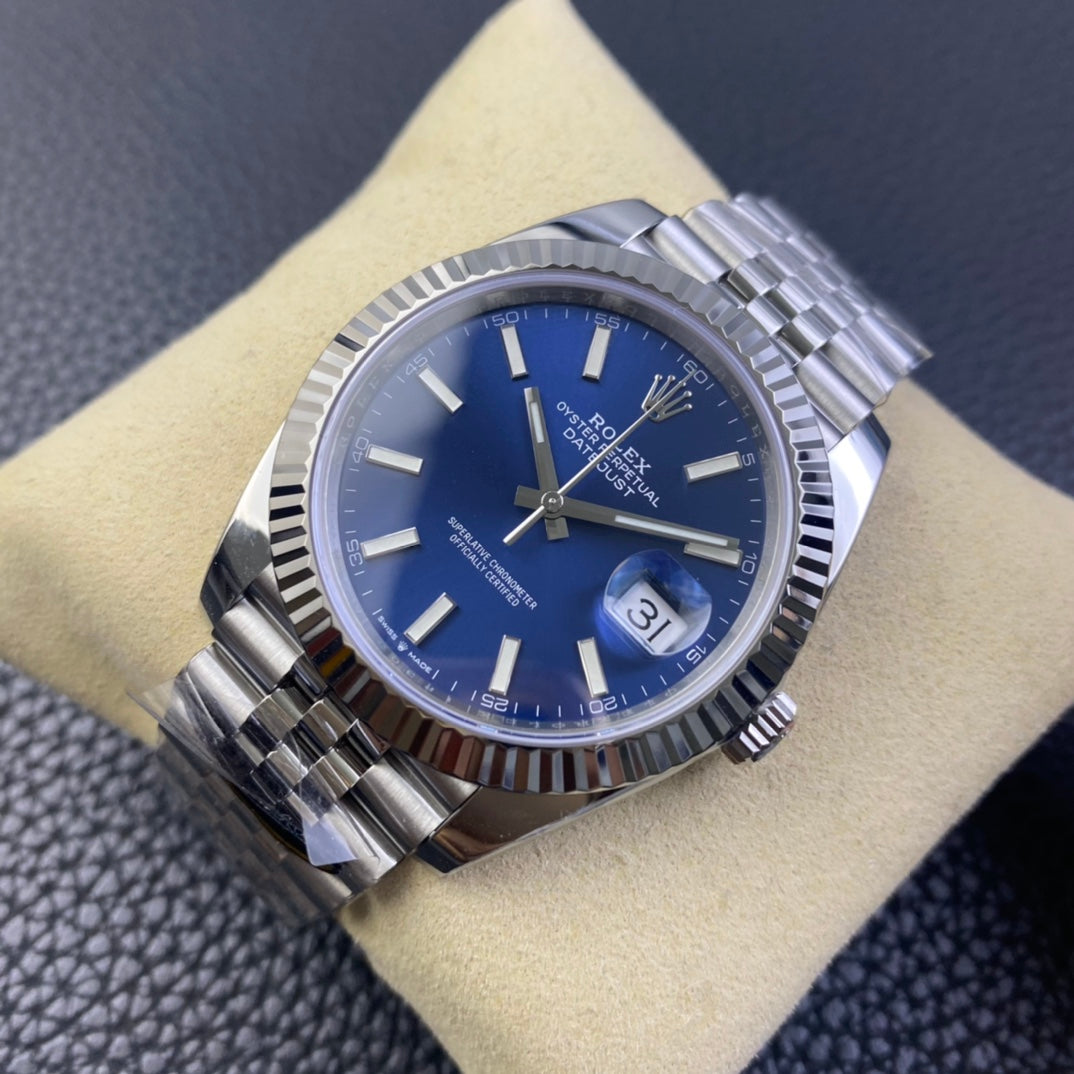 C-Factory 126334- Blue Face - Silver 904L Steel - Automatic - 41mm