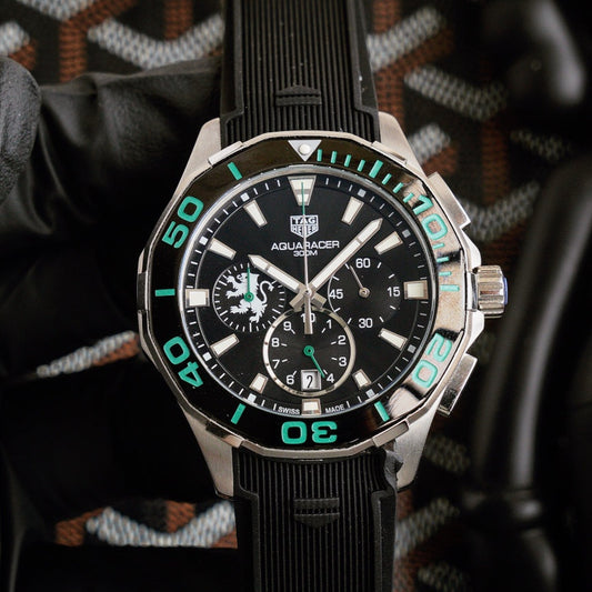 Chronograph - Black Rubber - Quartz - 41mm
