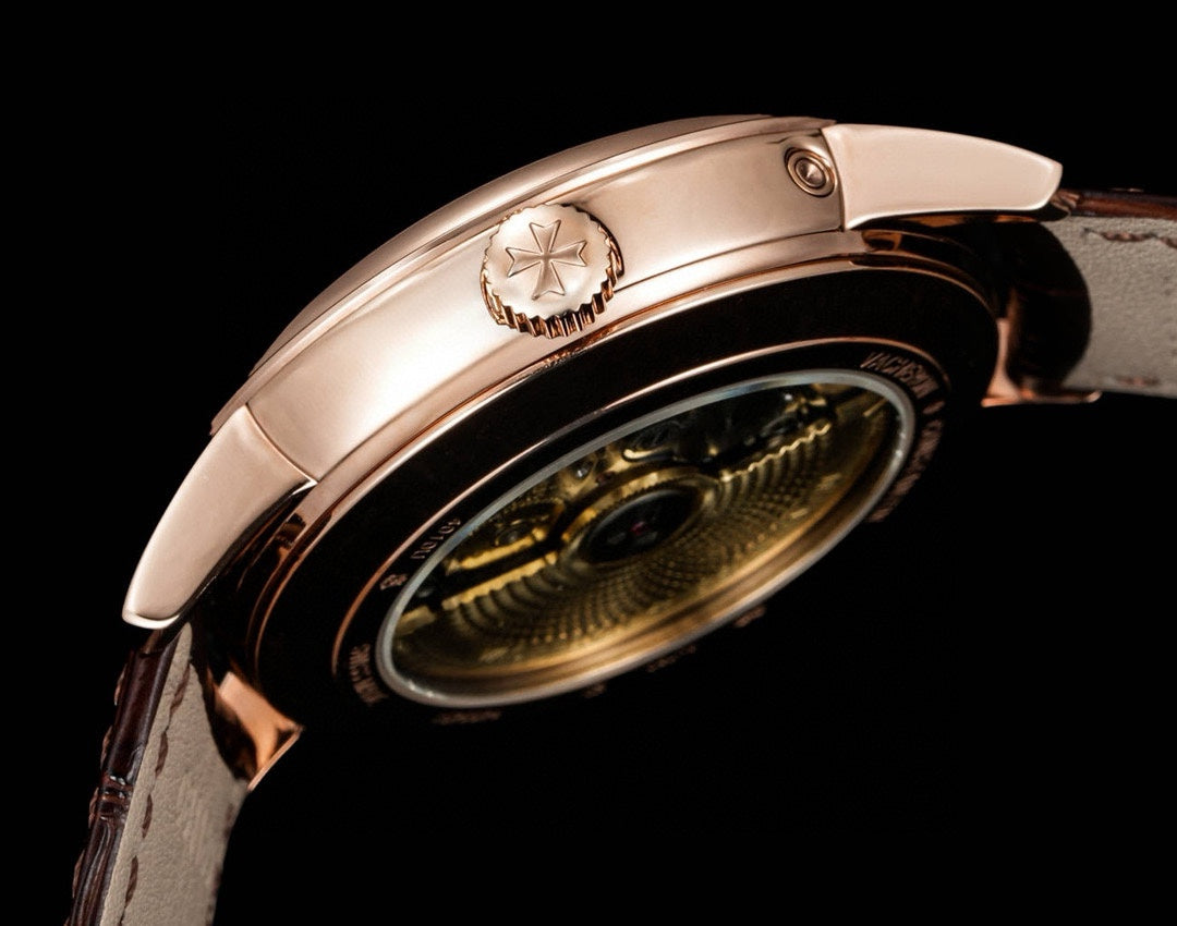 4010U/000R- White Roselgold -Brown Leather - Automatic - 42.5mm