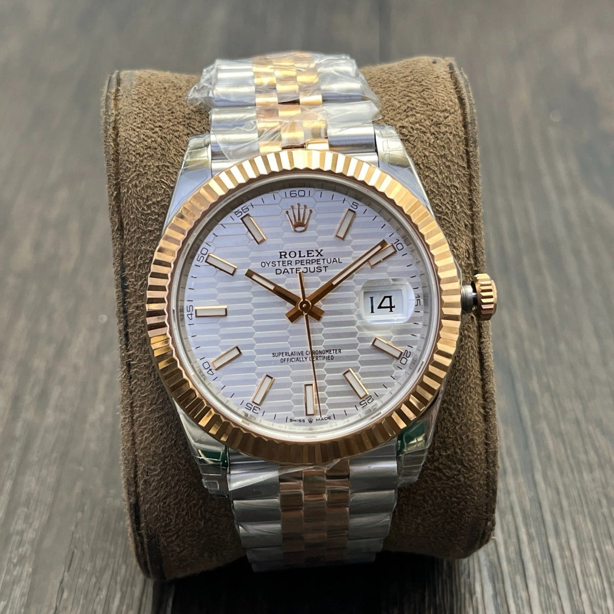 C-Factory - White Wave - Silver Gold 904L Steel- Automatic - 41mm