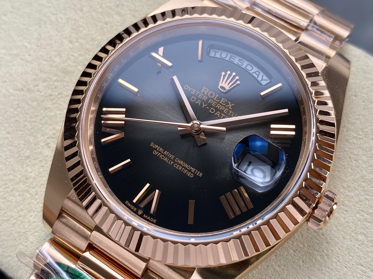 Grey Rosegold- Rosegold 904L Steel - Automatic - 40mm