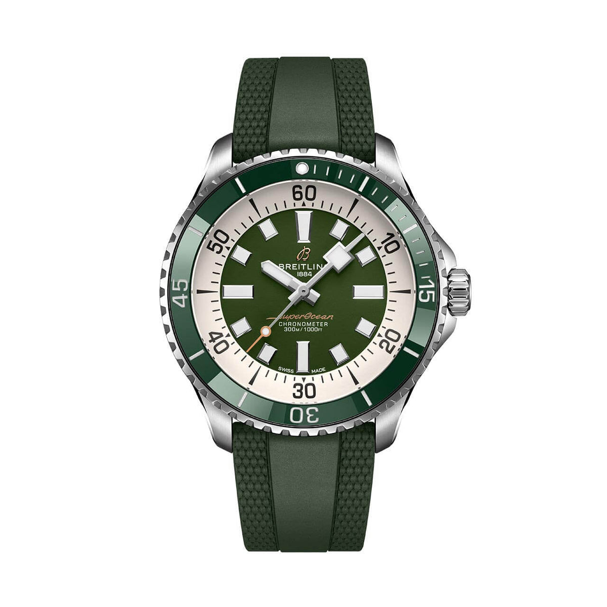 Green Ceramic- Green White - Green Rubber - Automatic - 42mm