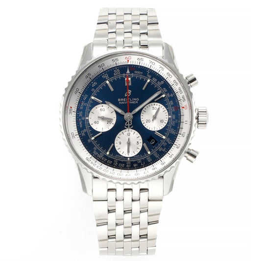 Chronograph - White Ceramic - Blue- N-Timer - 904L Steel - Automatic - 43mm