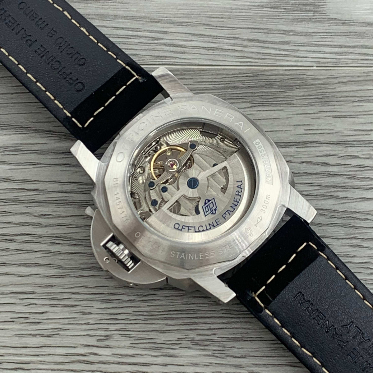 3D Black Mesh - Silver 904L Steel - Black Rubber -Automatic - 44mm