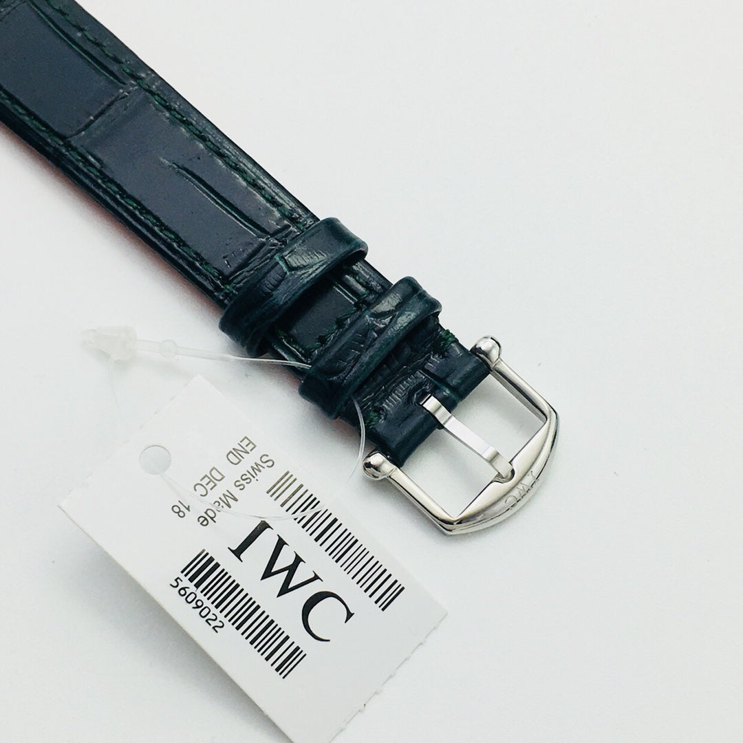 LADY -Silver Green - Blue Leather - Automatic - 34mm