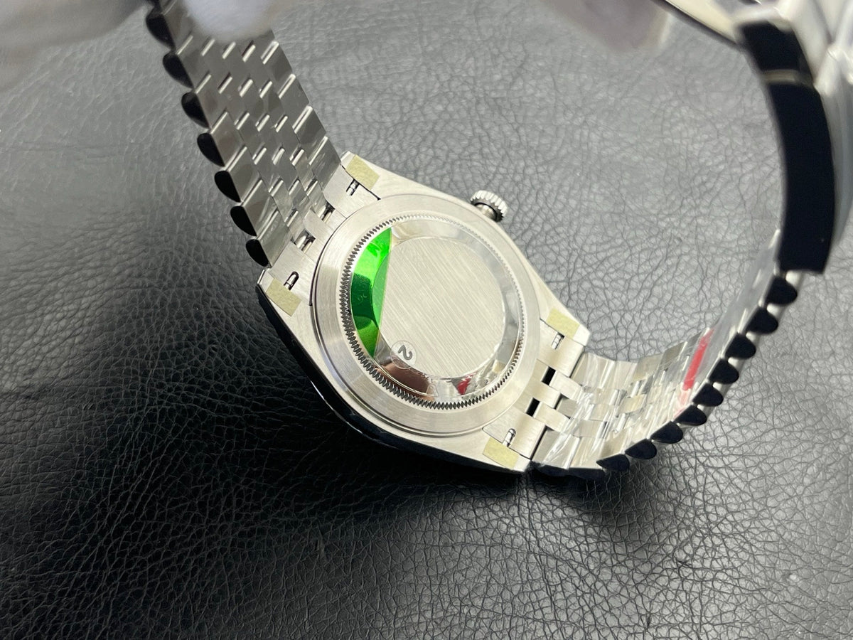 C-Factory -Green Wave - Silver 904L Steel- Automatic - 41mm