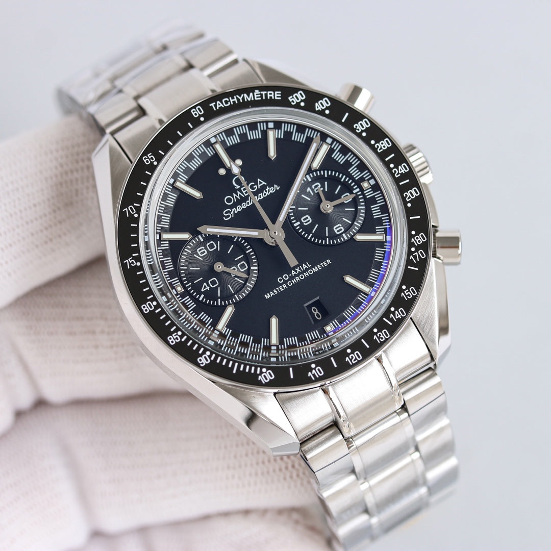 Chronograph -329.30.44.51.01.001 - Black Ceramic- 316L Steel- Automatic - 44mm