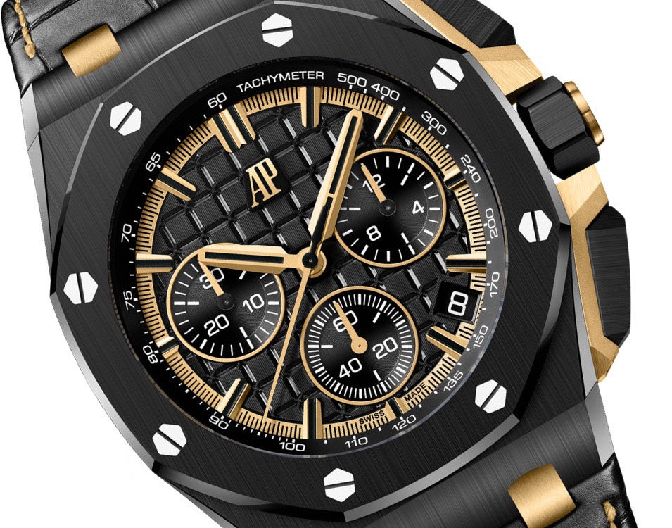Black Ceramic - Black Leather- Automatic - 44mm