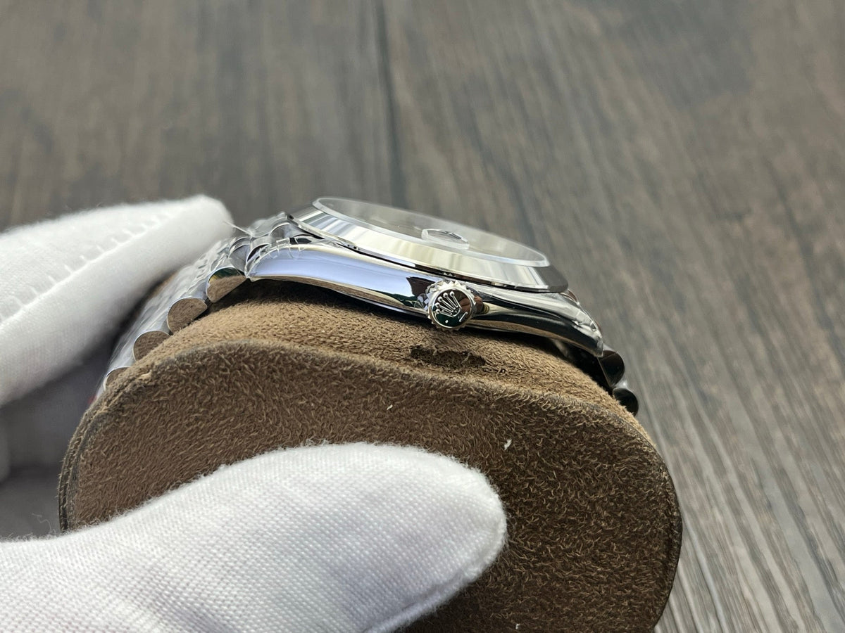 C-Factory -Silver - Smooth Bezel - Silver 904L Steel- Automatic - 41mm