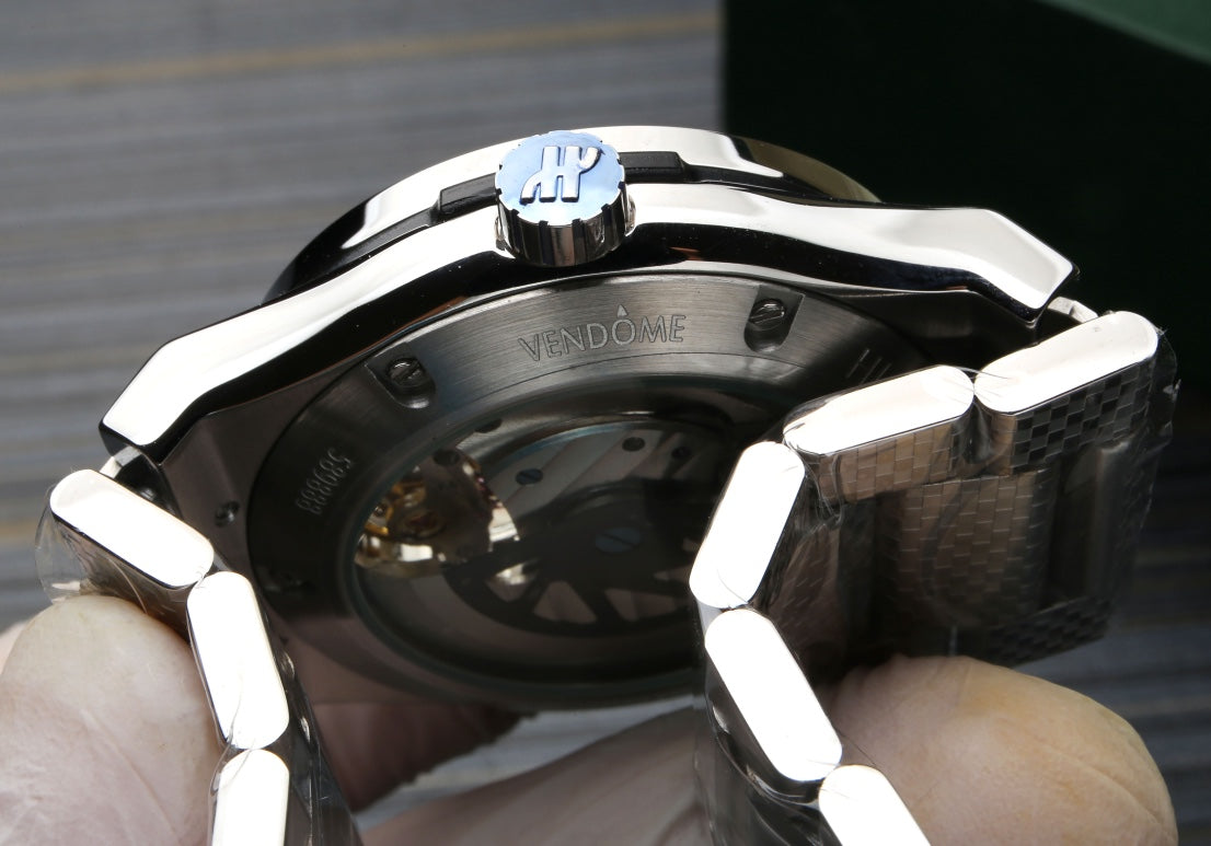 Torbillon - White Silver -904L Steel - Automatic - 45mm