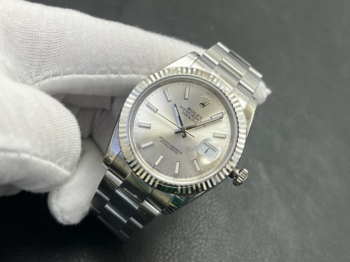 C-Factory -Silver - Silver 904L Steel- Automatic - 41mm