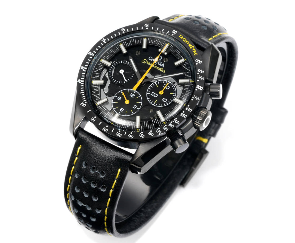 Chronograph -Moon back - Black Ceramic- Black Ruber- Automatic - 44mm