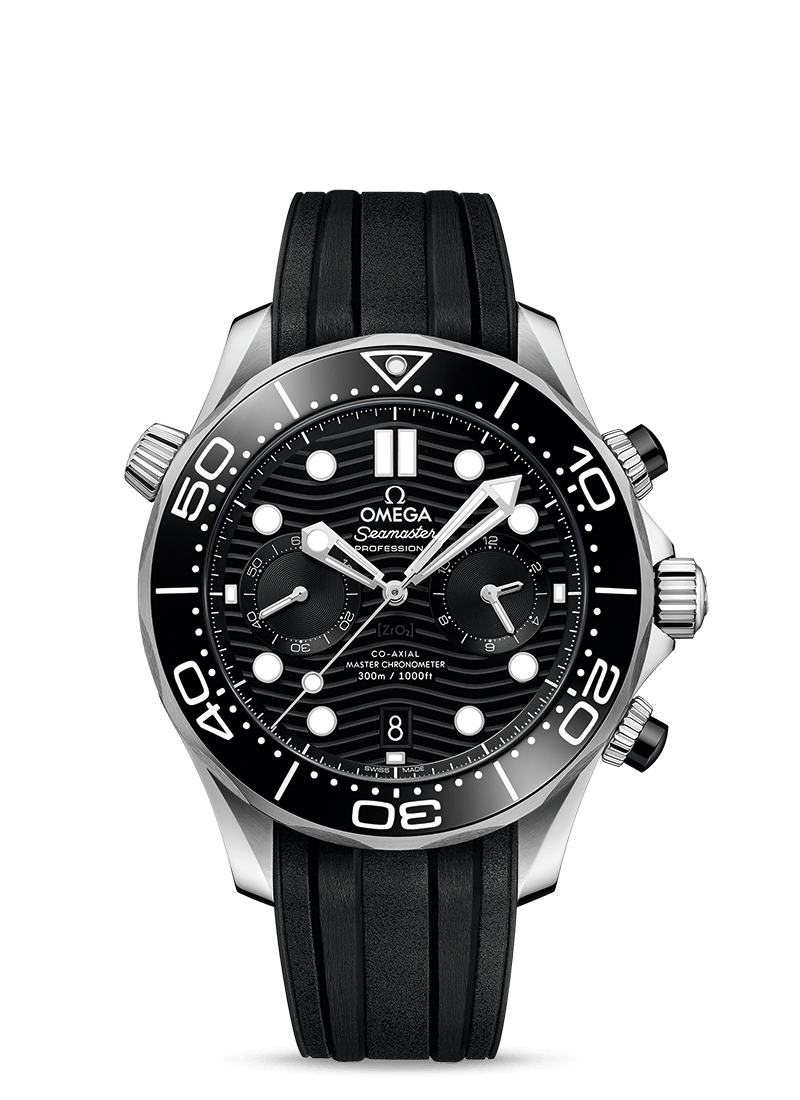 Without box-Black Steel - Rubber - quartz - 42mm