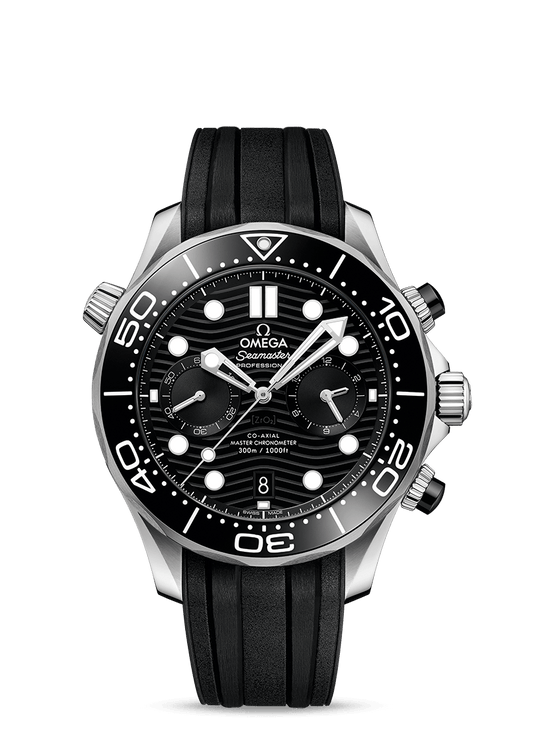 Without box-Black Steel - Rubber - quartz - 42mm