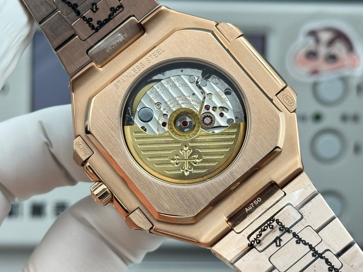White Square - Ultra-thin - Rosegold 904L Steel - Automatic 330SC- 45mm