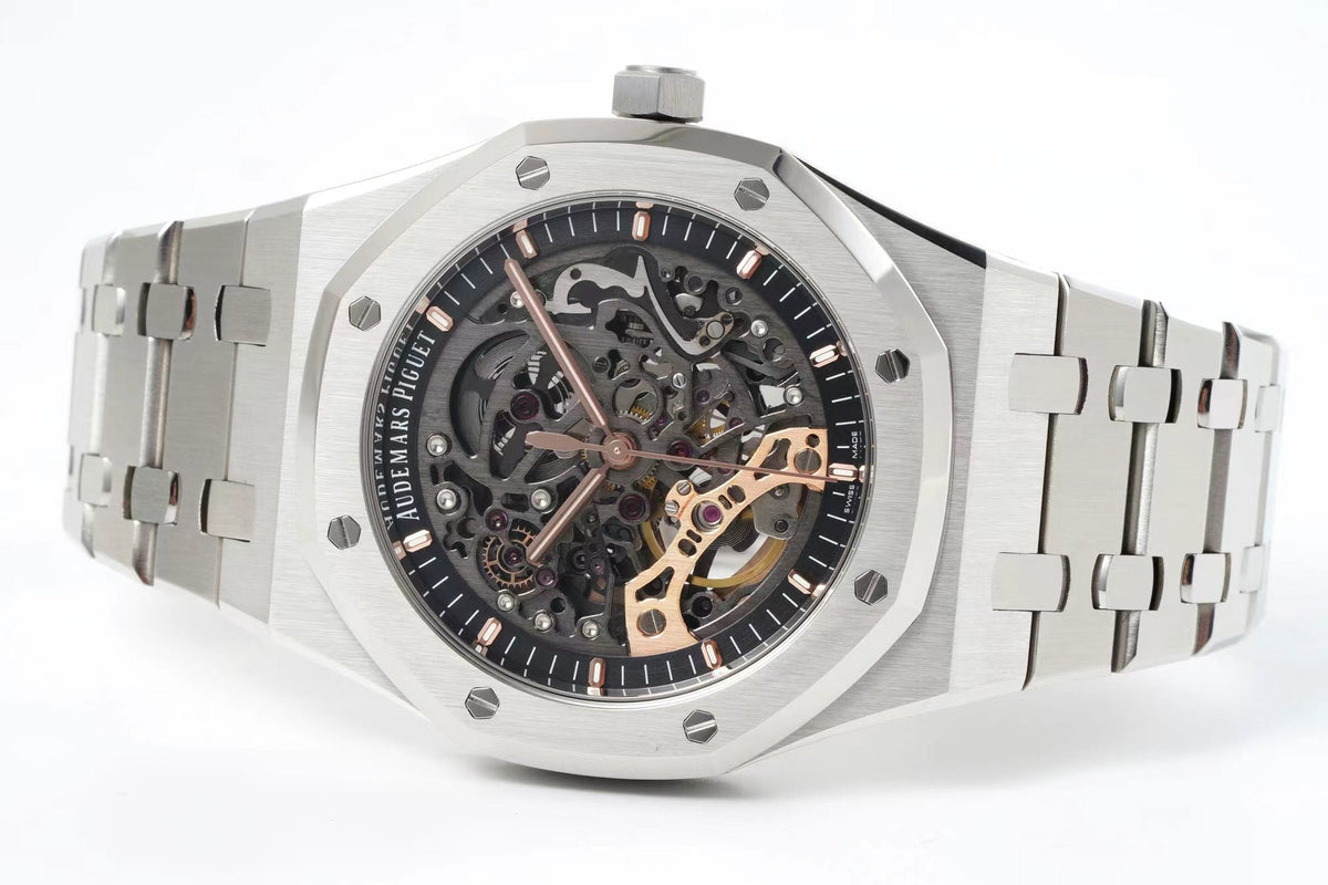 Compensation Watch(without box) -White Silver - Hollow 904L Steel - Automatic - 41mm