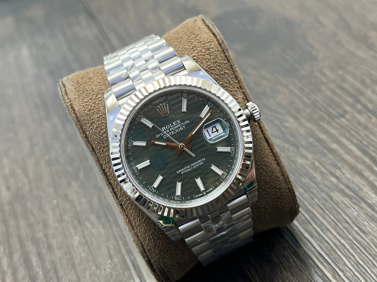 C-Factory - Green Wave - Silver 904L Steel- Automatic - 41mm