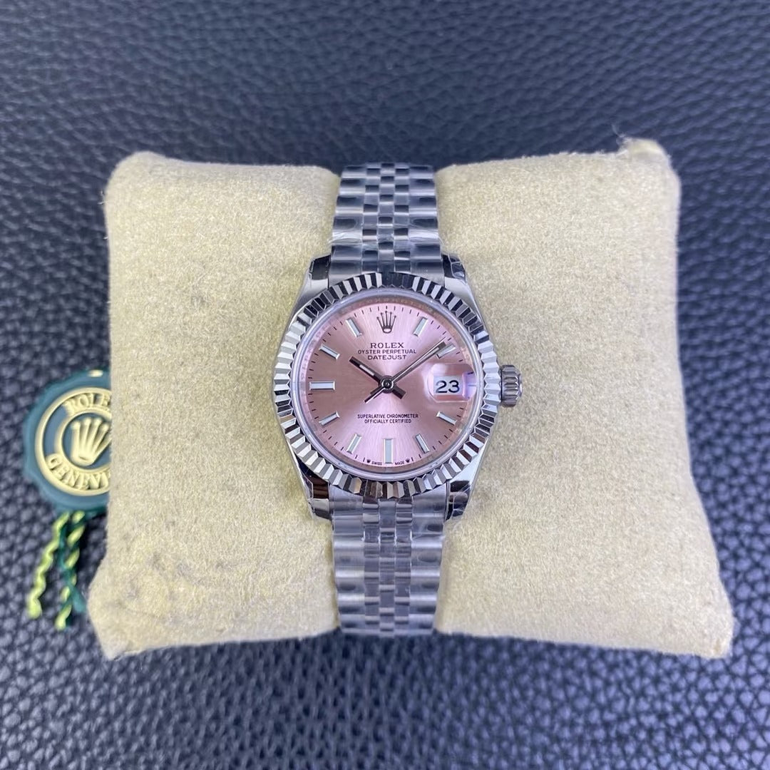 LADY -Pink Silver- 904L Steel - cal.2671 -Automatic - 31mm