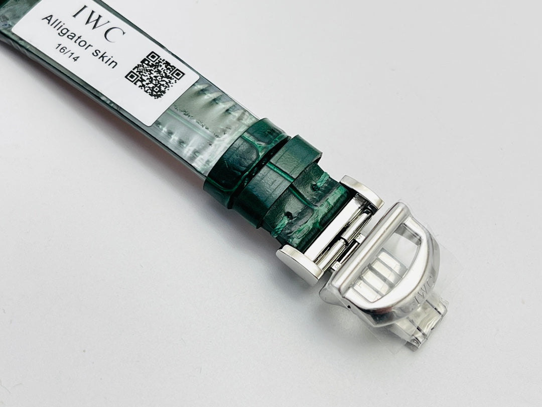 LADY -Silver Green - Green Leather - Automatic - 34mm