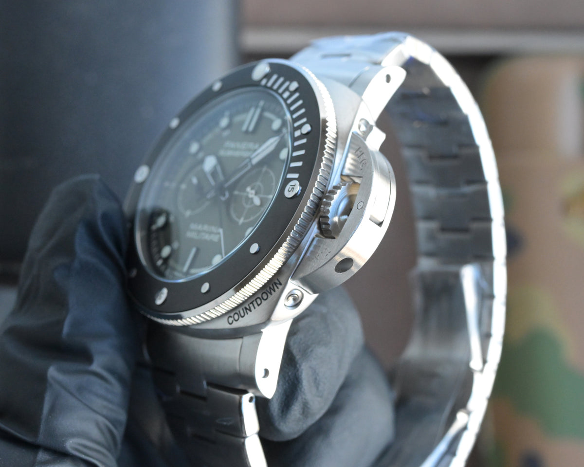 316L Black Silver - White 316L Steel - Automatic - 47mm