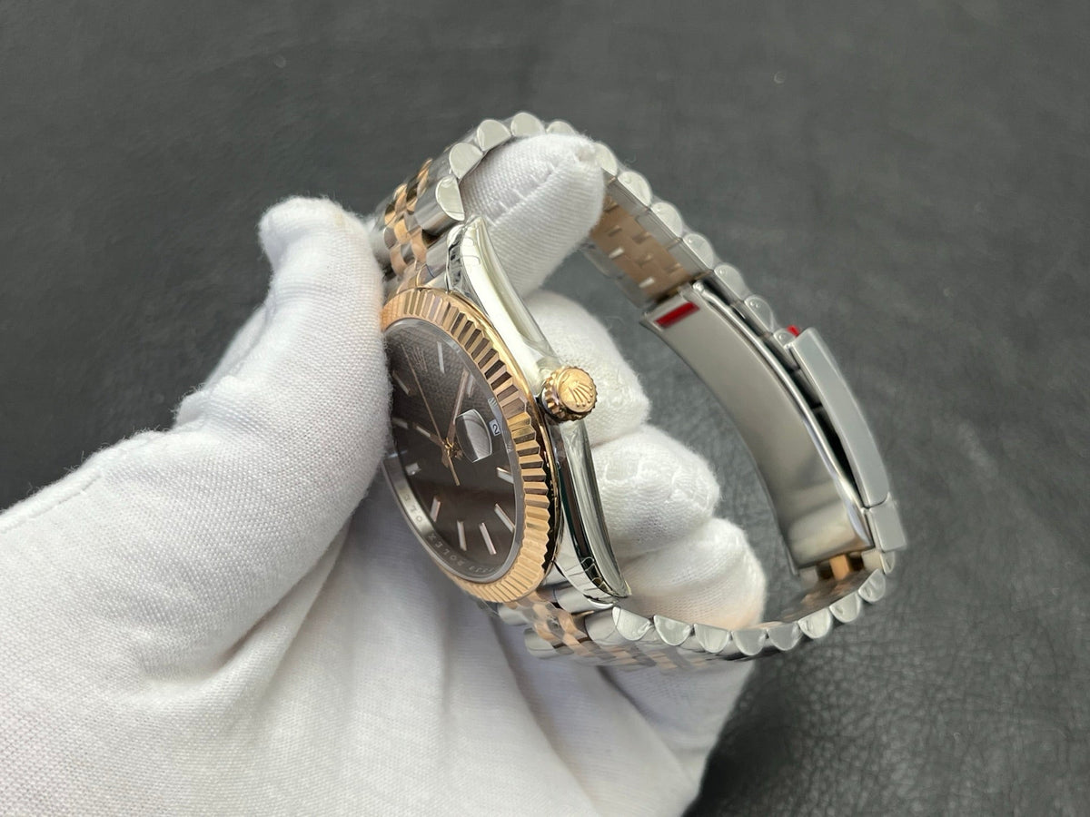C-Factory -Brown - Silver Yellow 904L Steel- Automatic - 41mm