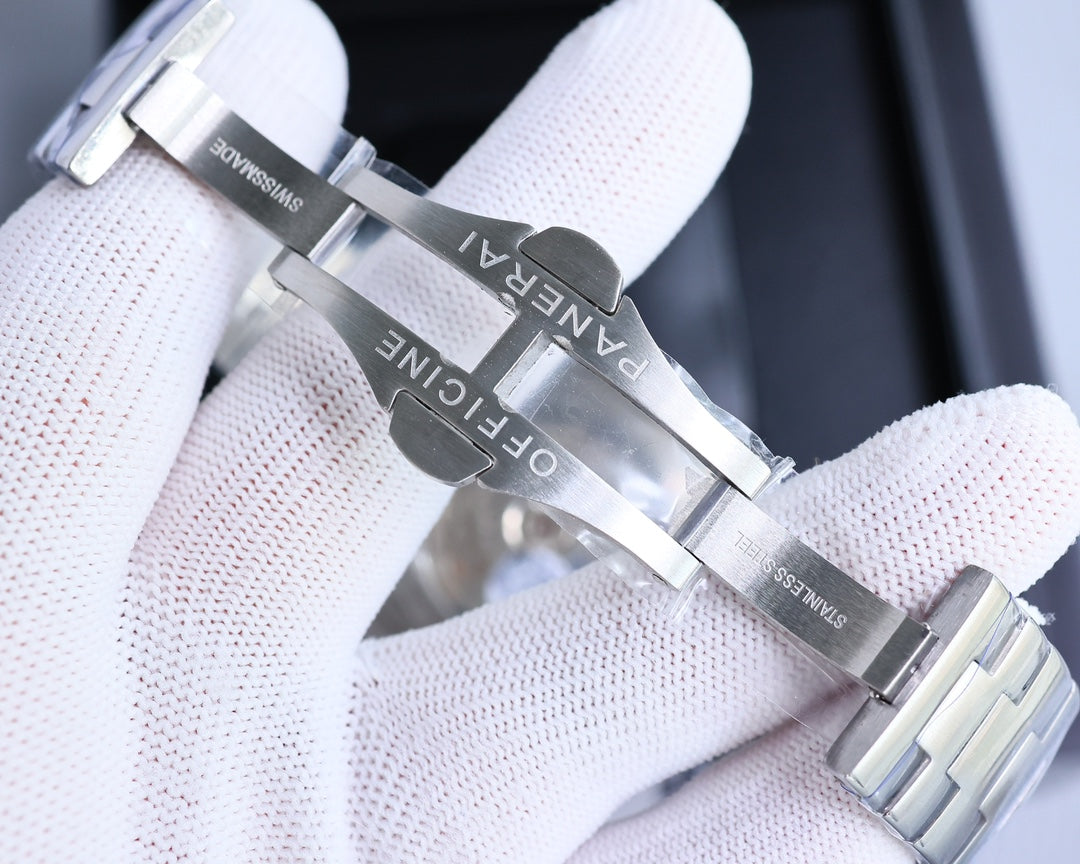 Black 316L - Silver Steel - Automatic - 44mm