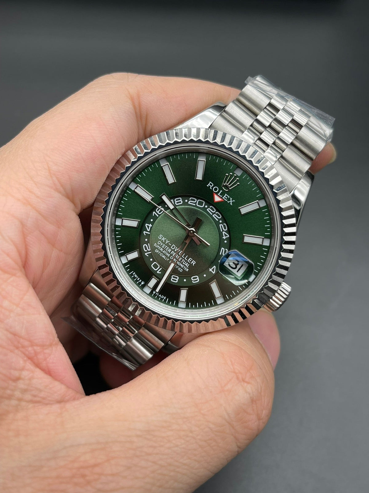 C-Factory -Green Silver - 904L Steel - Automatic - 42mm