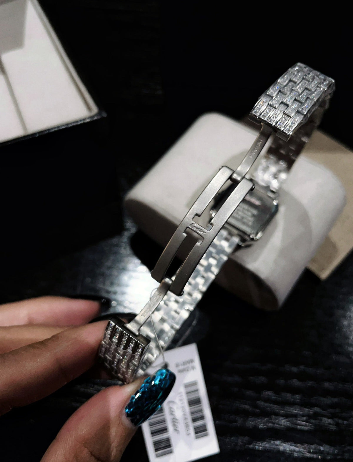 LADY- HPI01641- Full Diamond - 904L Steel- Quartz -27*37mm