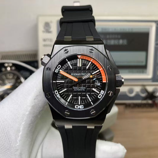 Black Bezel Ceramic-Black Face -Black Rubber - Automatic - 42mm