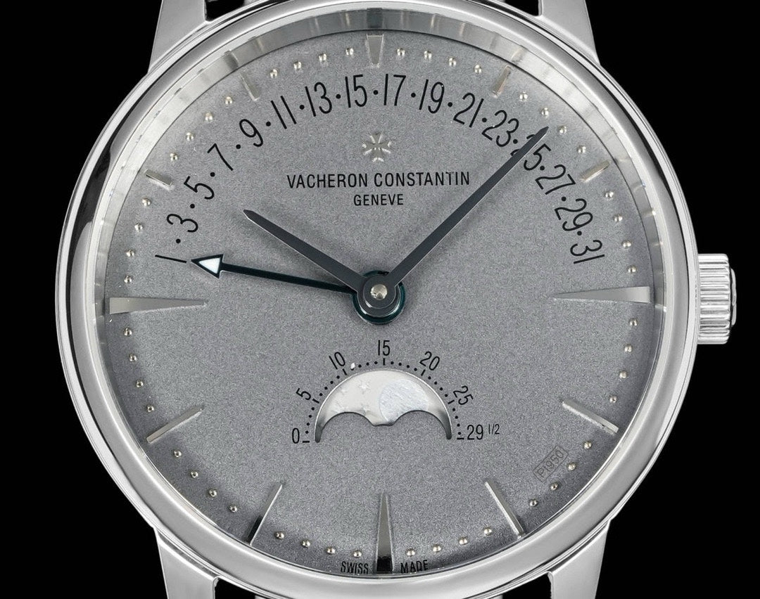 4010U/000R- Grey Silver -Black Leather - Automatic - 42.5mm