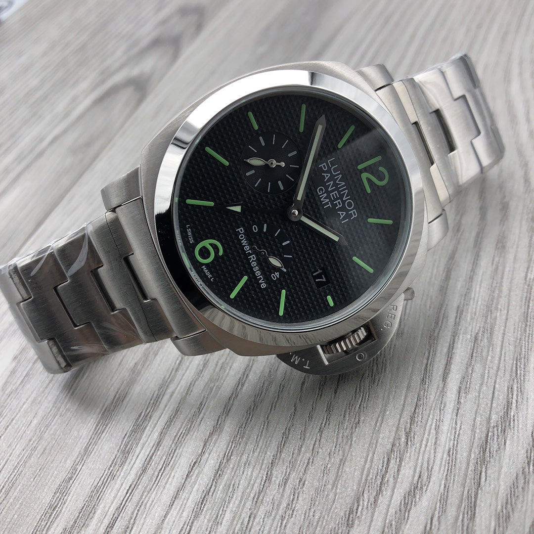 3D Black Mesh - White 904L Steel - Silver 904L -Automatic - 44mm