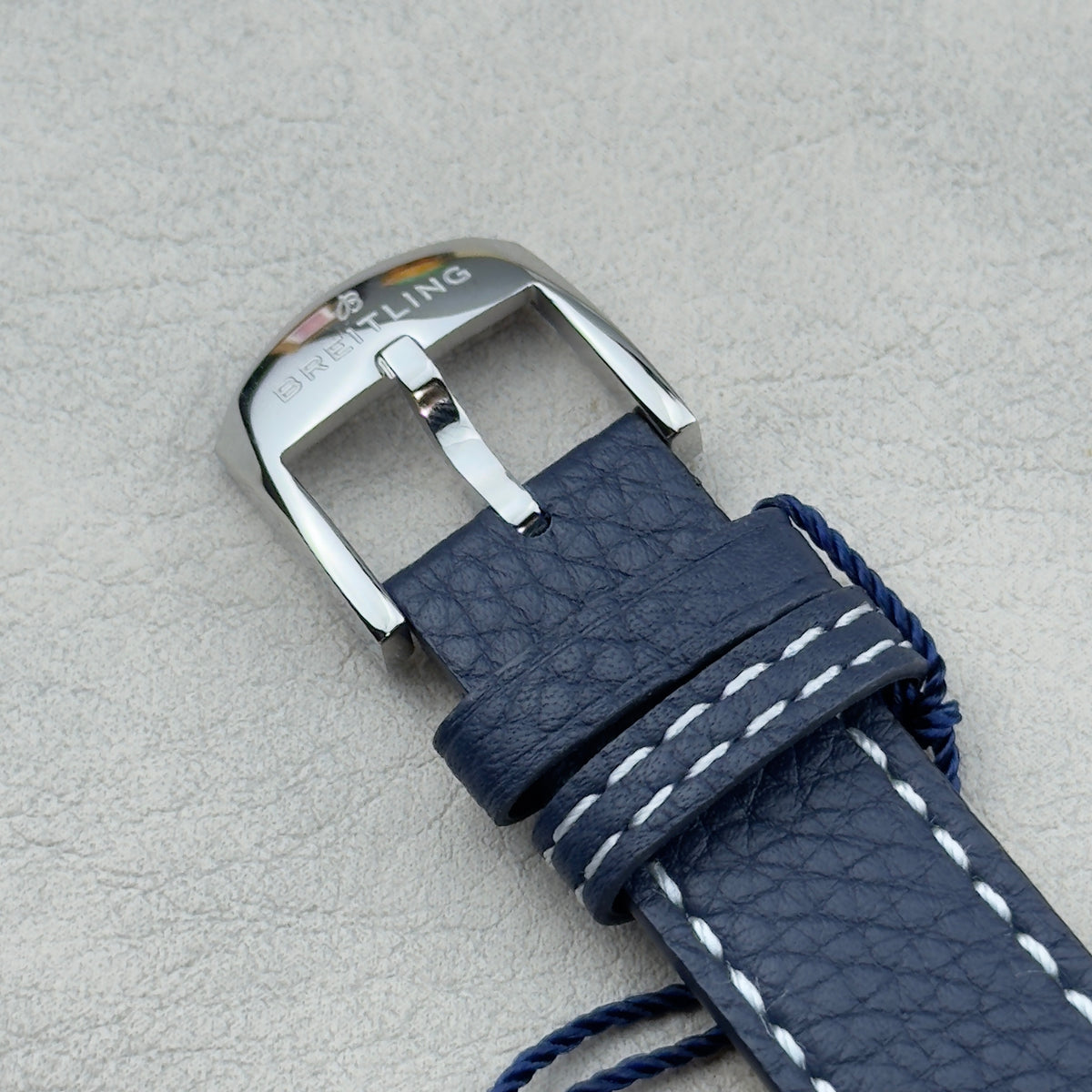 Chronograph - Silver Blue - T-Timer - Blue Leather - Automatic - 38mm