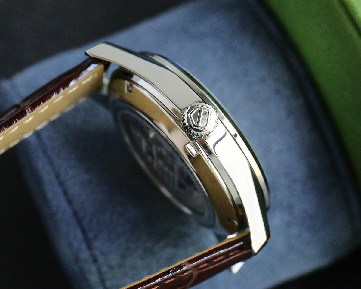 White - Black Leather - Automatic - 41mm