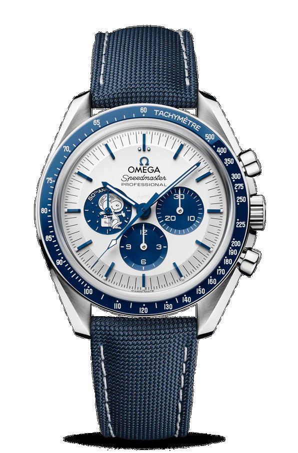 316L Steel - Blue Rubber - Chronograph - Manual winding - 42mm