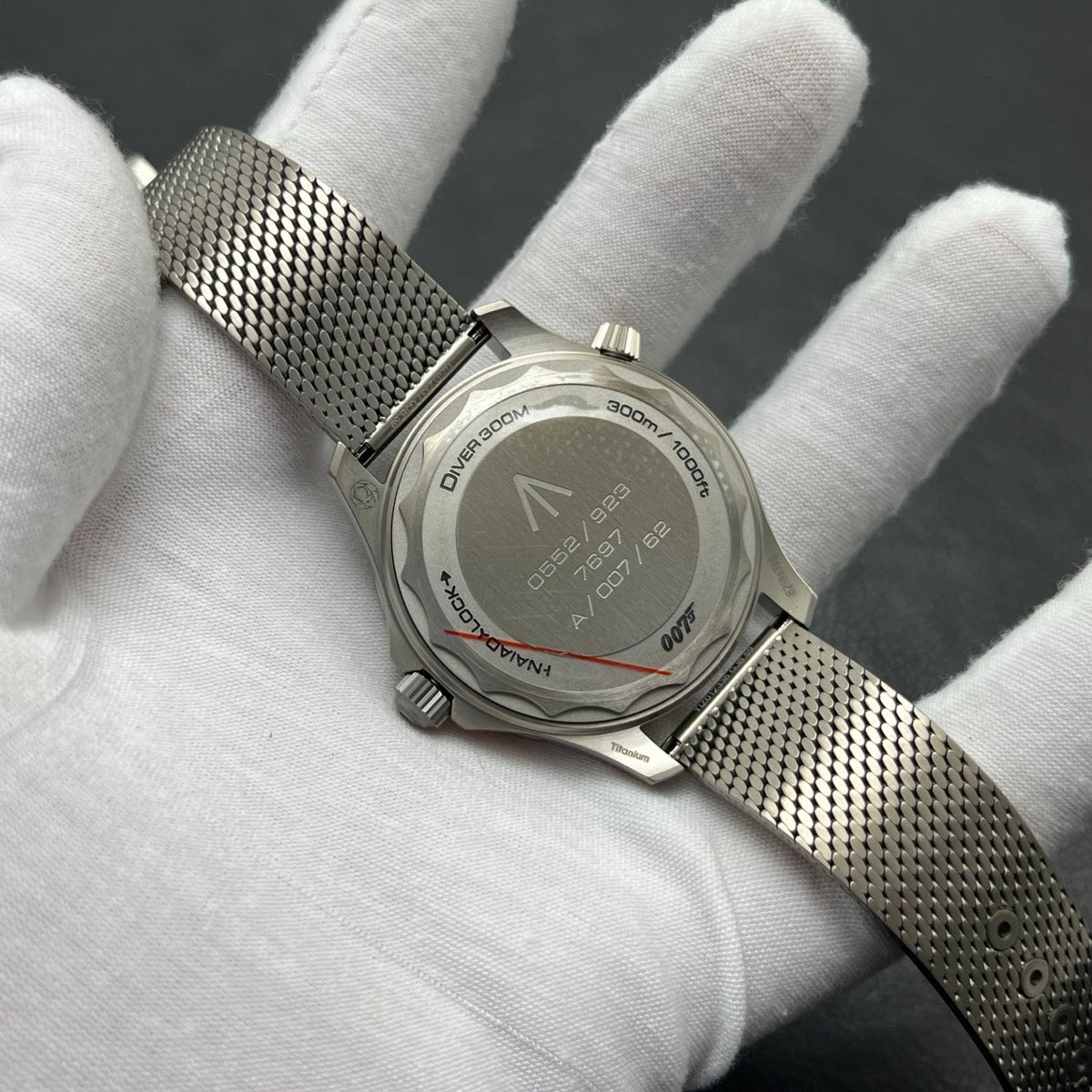 Top Version-210.90.42.20.01- Titanium -Free Nylon strap- Automatic - 42mm