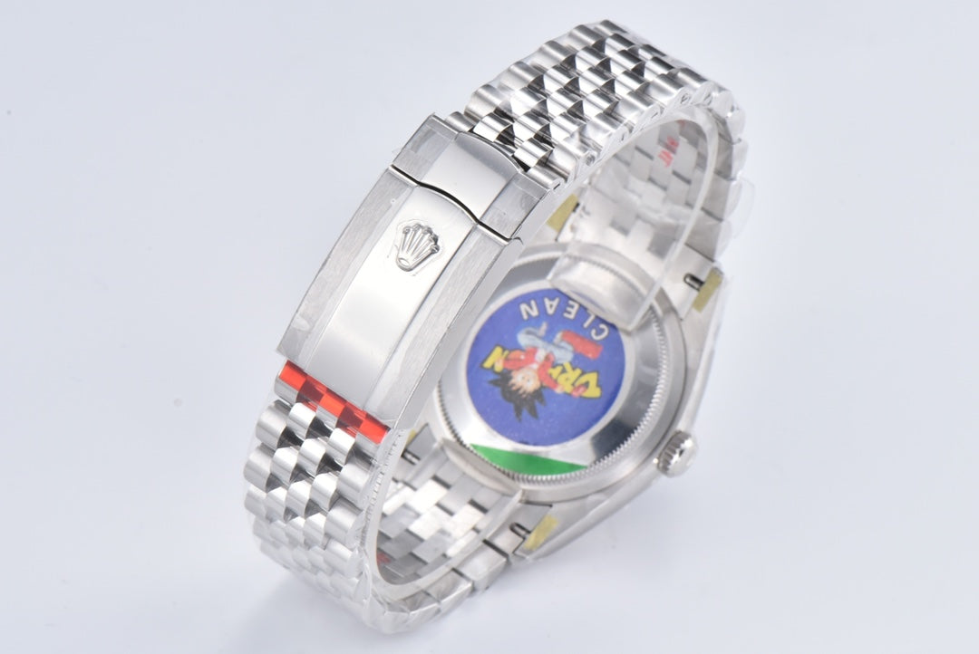 C-Factory -Black - Silver 904L Steel- Automatic - 36mm