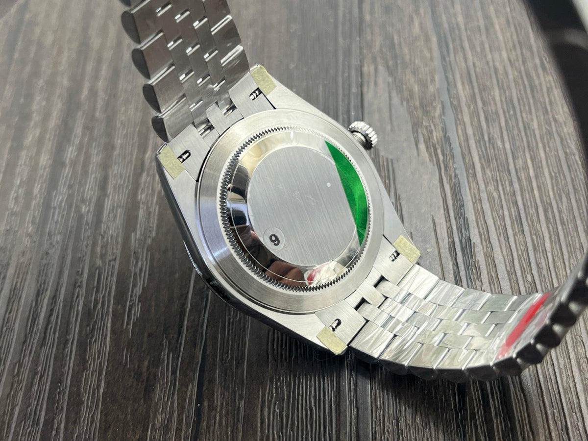 C-Factory -Silver - Smooth Bezel - Silver 904L Steel- Automatic - 41mm