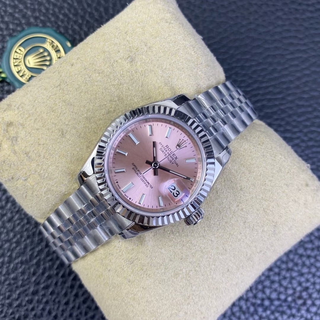 LADY -Pink Silver- 904L Steel - cal.2671 -Automatic - 31mm