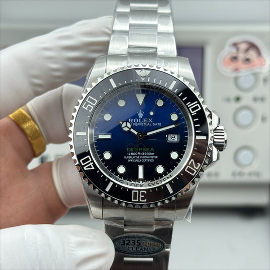 C-Factory -126660 - Blue Sea - Silver 904L Steel -3235 Automatic - 44mm