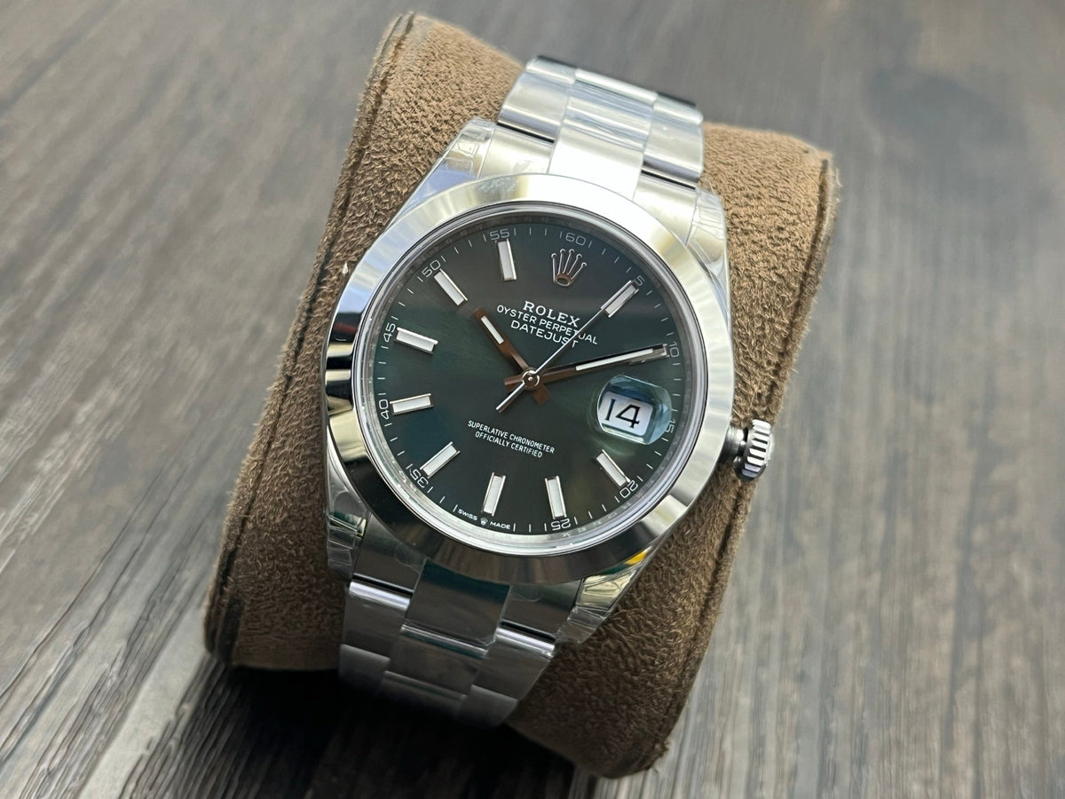 C-Factory -Green - Smooth Bezel - Silver 904L Steel- Automatic - 41mm