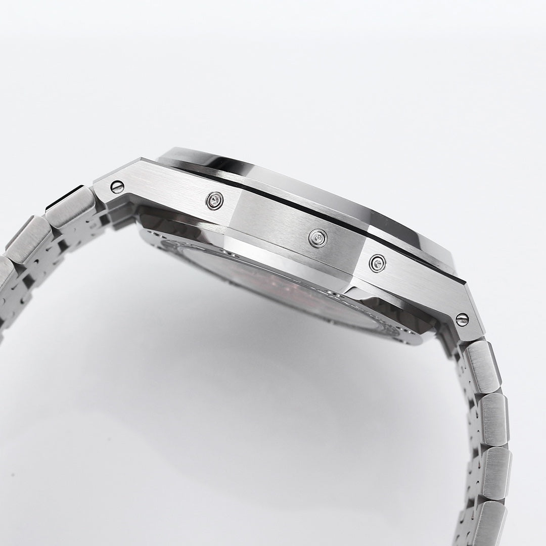 Blue - Silver 316L Steel - Automatic - 41mm