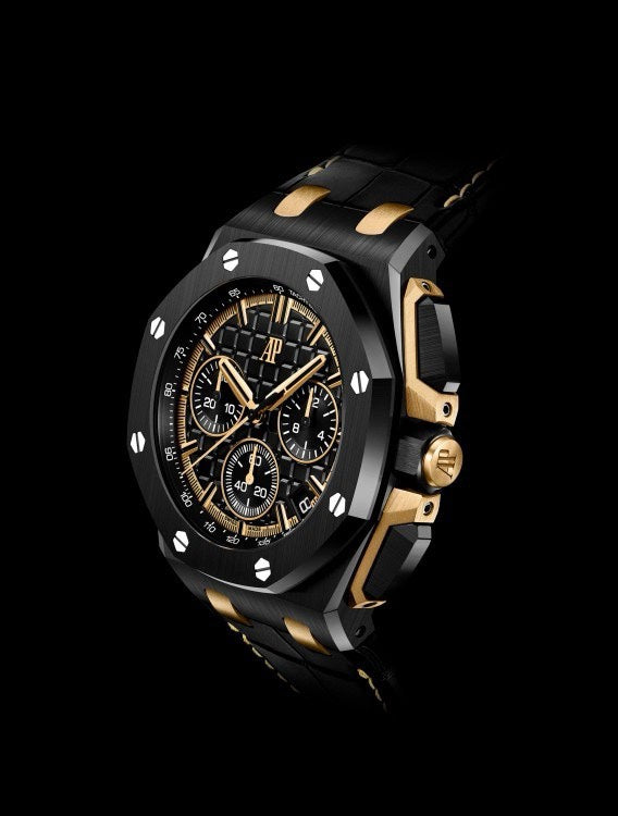 Black Ceramic - Black Leather- Automatic - 44mm