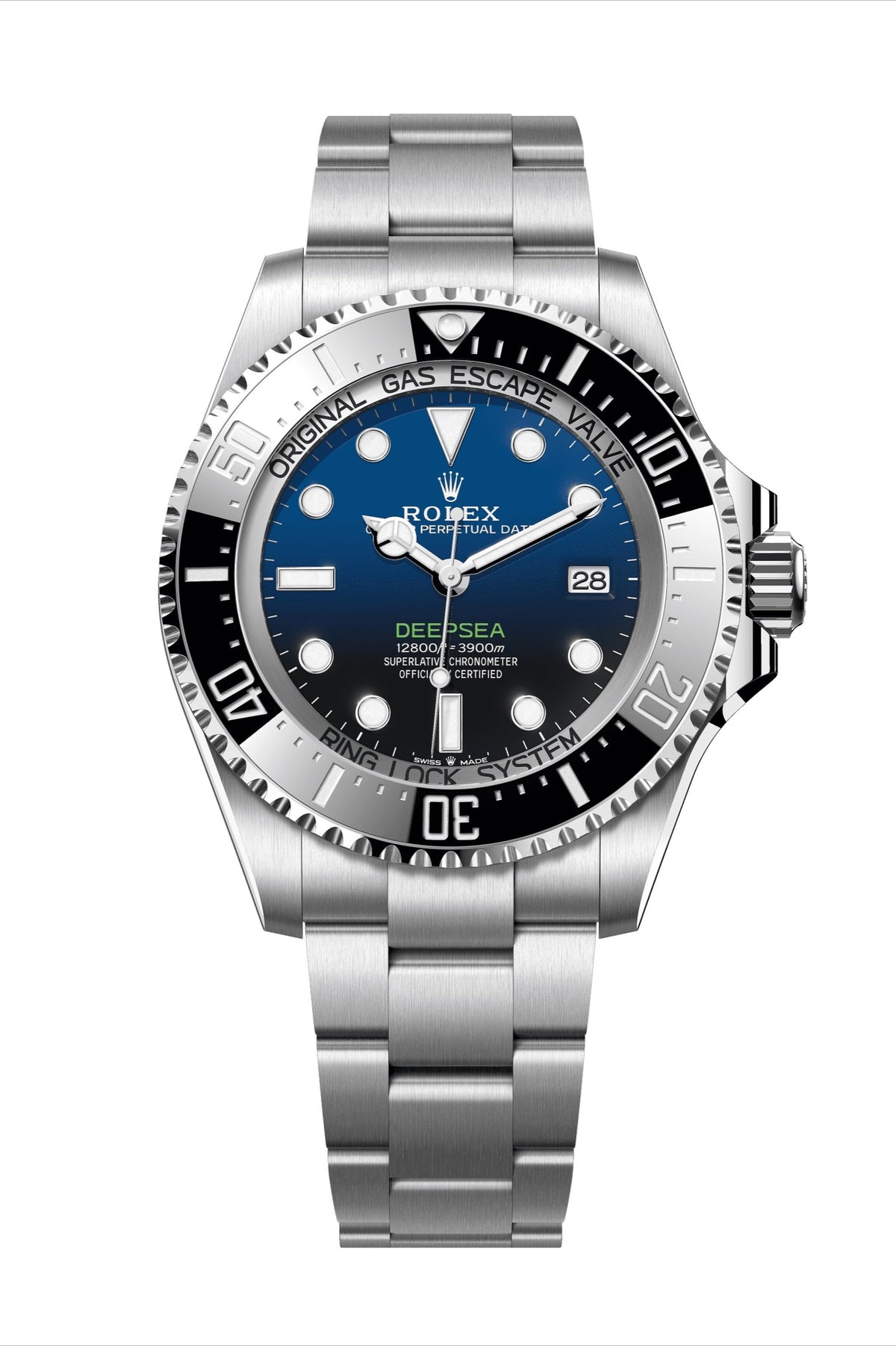L Size - Blue Silver -Silver 904L Steel -Automatic- 44mm