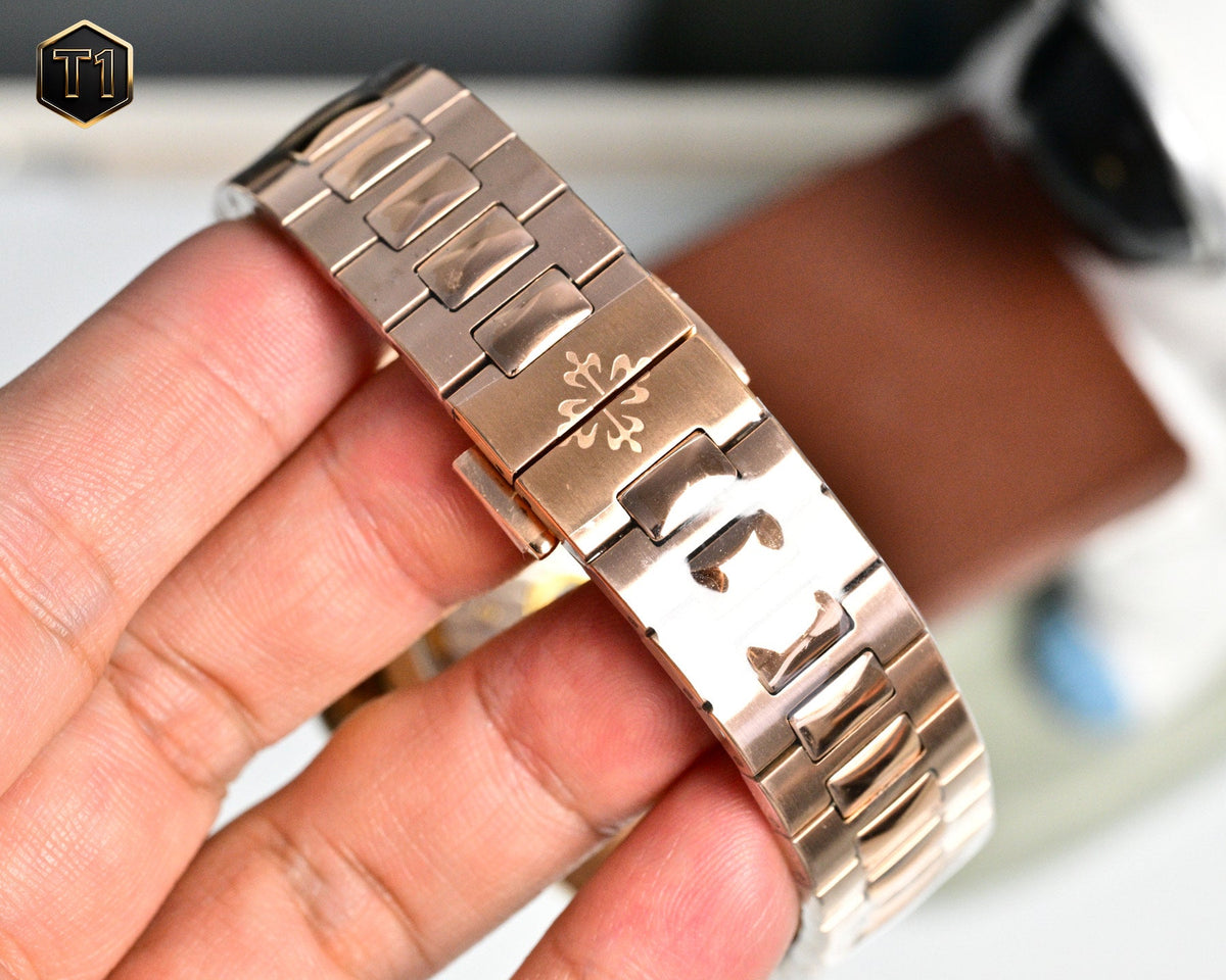Brown - Rosegold Silver 904L Steel - Automatic 240- 40mm