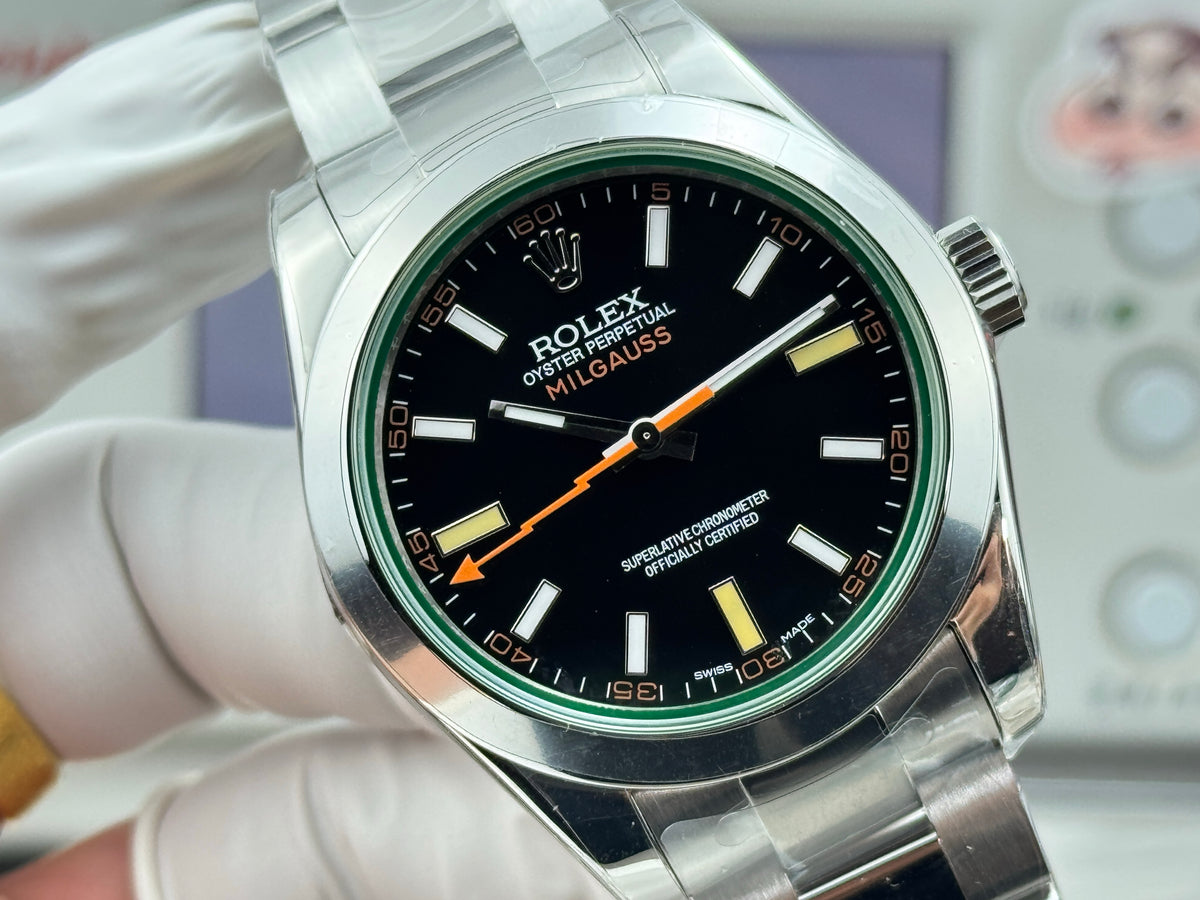 Black- Yellow Orange - White 904L Steel - Automatic-3131 - 40mm