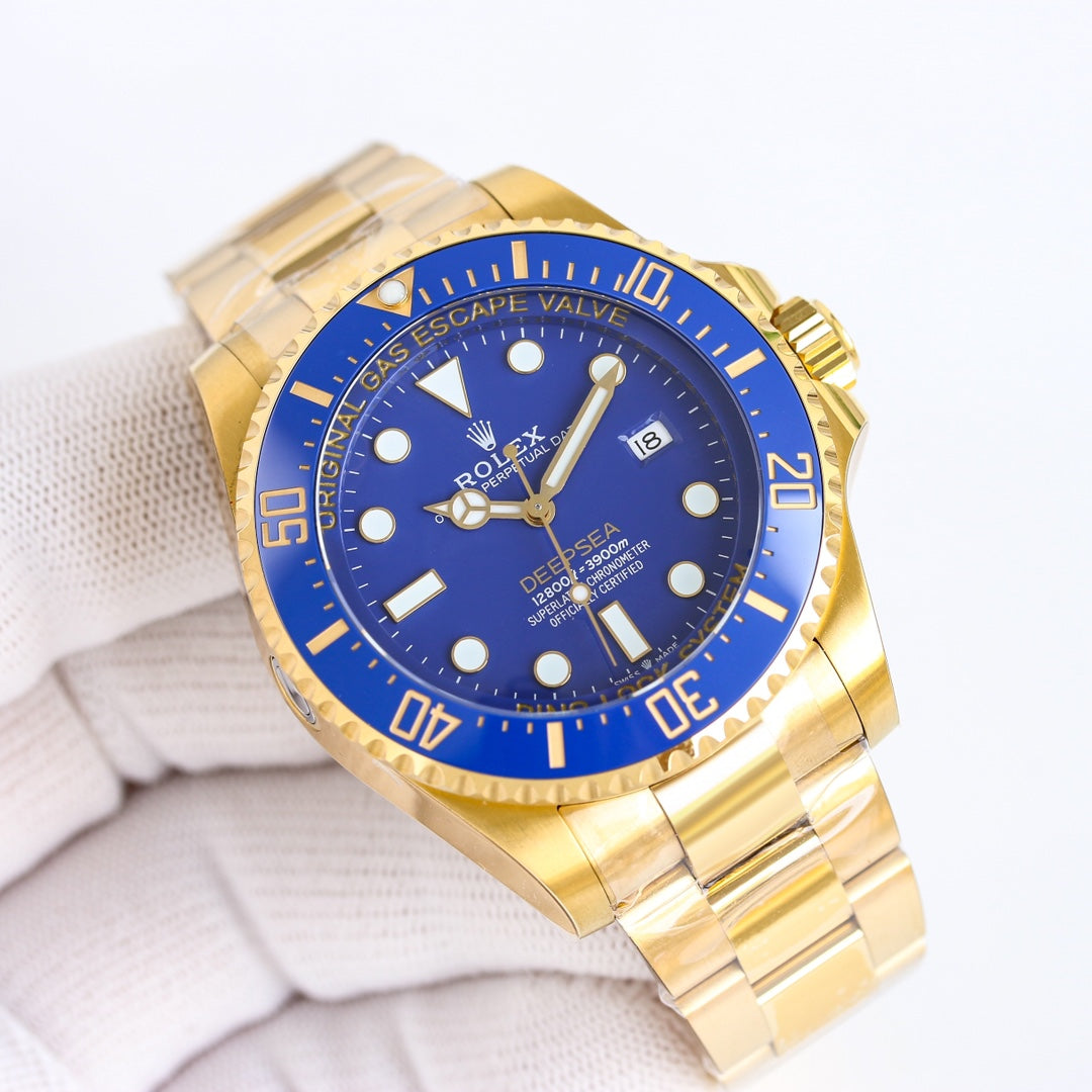 C-Factory -m136668- Blue -Yellow 904L Steel -Automatic- 44mm