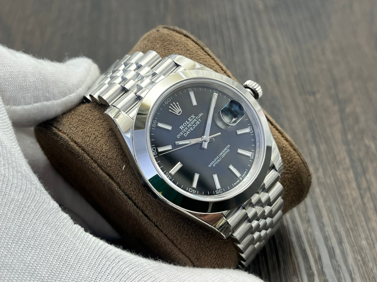 C-Factory -Black - Smooth Bezel - Silver 904L Steel- Automatic - 41mm