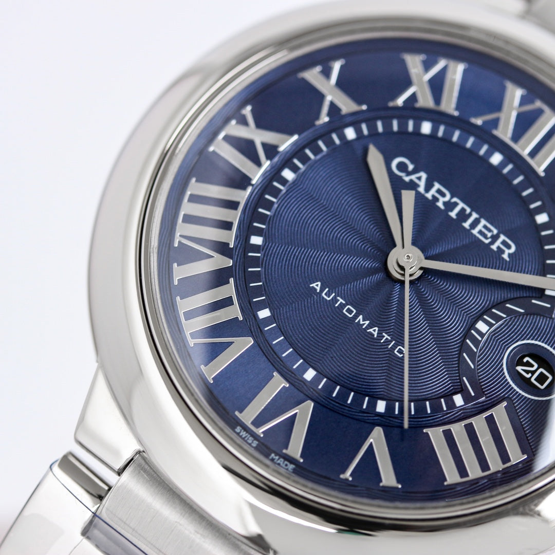 Blue - White Silver - 904L Steel- Automatic - 36/42mm