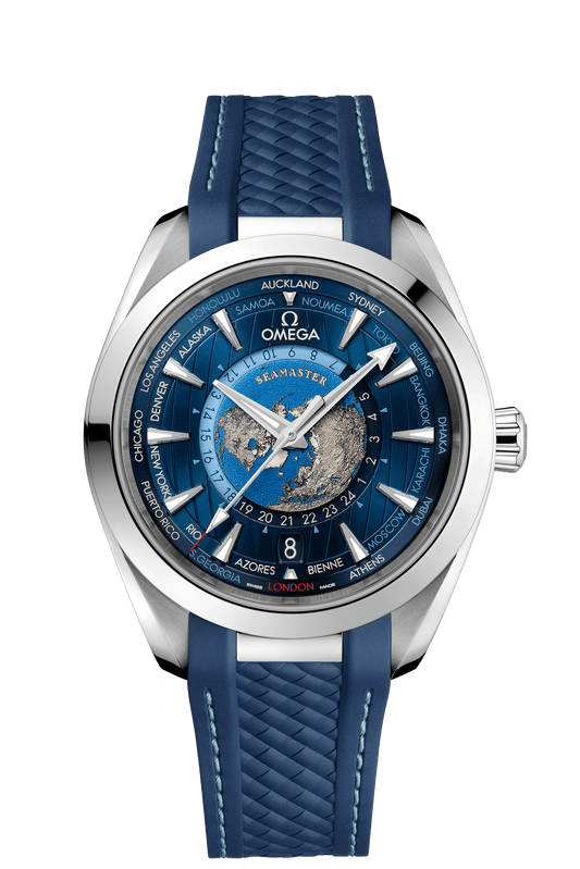 Blue Steel - Blue Rubber Strap - Automatic - 43mm