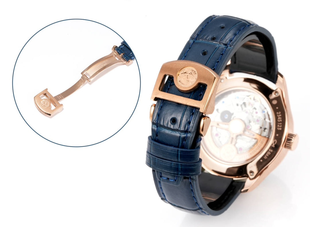 Blue Yellow - Blue Leather - Automatic -42mm